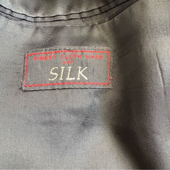 Vintage Shetland Clothes Collection Wool Silk Blend Houndstooth Blazer Men’s XL - Picture 6 of 9